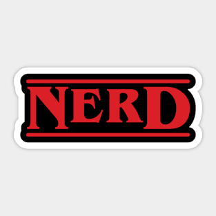 Nerd - Stranger Things Sticker